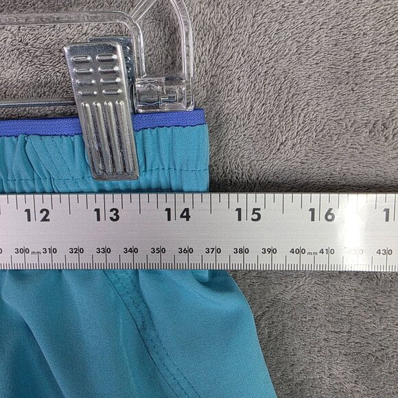 Womens Gap Fit Blue Athletic Running Shorts Lined 3" Inseam Elastic Waist Size S - Picture 8 of 11